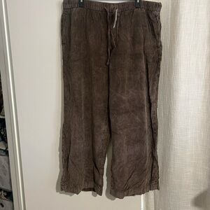 American Eagle Outfitters Brown Wide Leg Pants